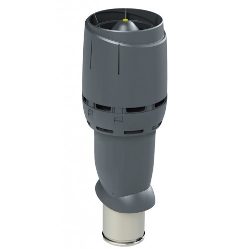 Изолированный вентиляционный выход VILPE FLOW 160P/ИЗ/700, RR 23 – серый графит