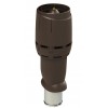 Изолированный вентиляционный выход VILPE FLOW 160P/ИЗ/700, RR 32 – темно-коричневый