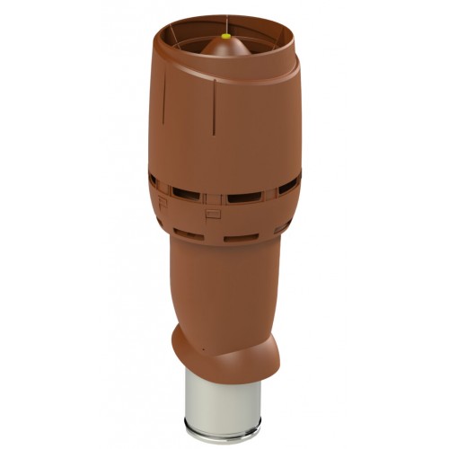 Изолированный вентиляционный выход VILPE FLOW 160P/ИЗ/700, RR 750 – терракот