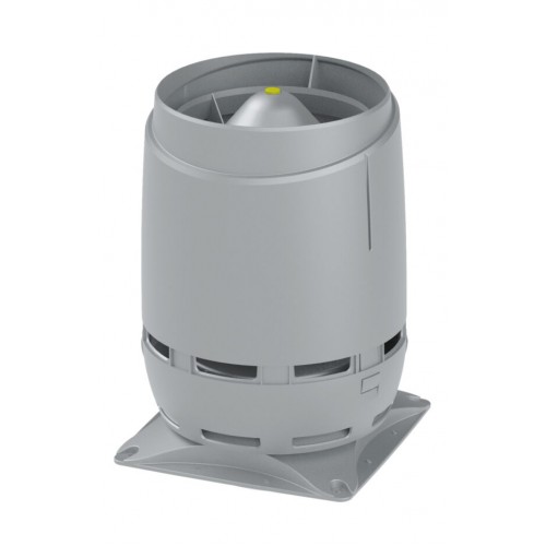 Вентиляционный выход VILPE FLOW 160S с основанием 300x300 для монтажа на шахту, RR 21 – светло-серый