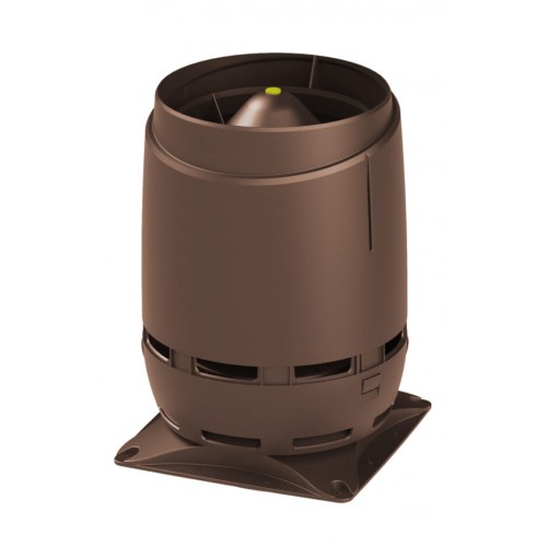 Вентиляционный выход VILPE FLOW 160S с основанием 300x300 для монтажа на шахту, RR 32 – темно-коричневый