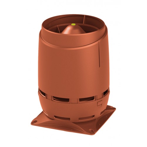 Вентиляционный выход VILPE FLOW 160S с основанием 300x300 для монтажа на шахту, RR 750 – терракот