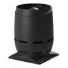 Вентиляционный выход VILPE FLOW 250S с основанием 400x400 для монтажа на шахту, RR 33 – черный