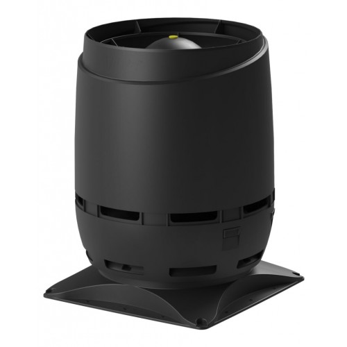 Вентиляционный выход VILPE FLOW 250S с основанием 400x400 для монтажа на шахту, RR 33 – черный