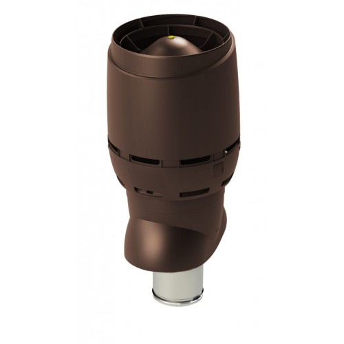 Изолированный вентиляционный выход FLOW XL-160/ИЗ/500, RR 32 – темно-коричневый