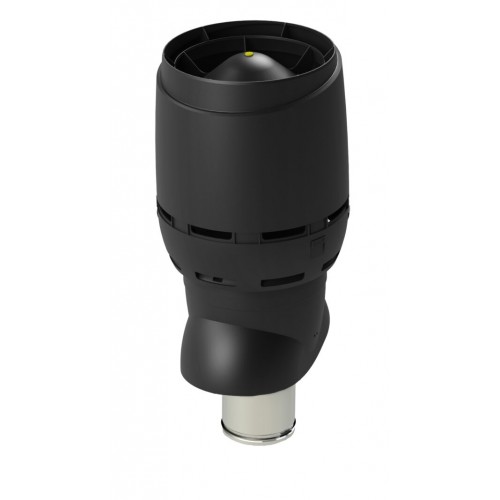 Изолированный вентиляционный выход FLOW XL-160/ИЗ/500, RR 33 – черный