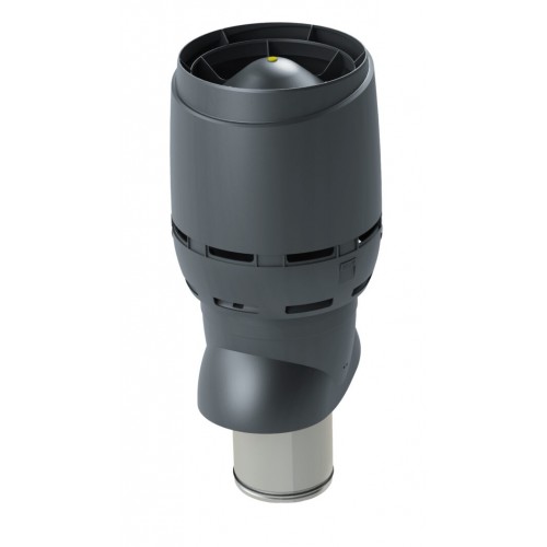Изолированный вентиляционный выход FLOW XL-200/ИЗ/500, RR 23 – серый графит