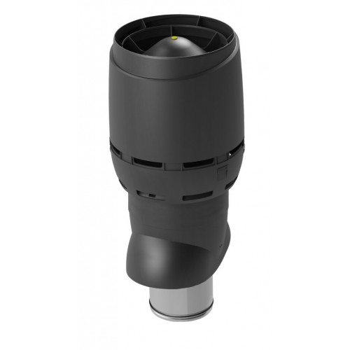 Изолированный вентиляционный выход FLOW XL-200/ИЗ/700, RR 33 – черный