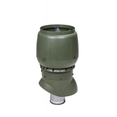 Изолированный вентиляционный выход Vilpe XL 160/ИЗ/500 + колпак, RR 11 – темно-зеленый