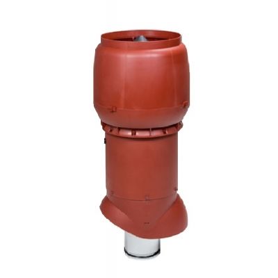 Изолированный вентиляционный выход Vilpe XL 160/ИЗ/700 + колпак, RR 29 – красный