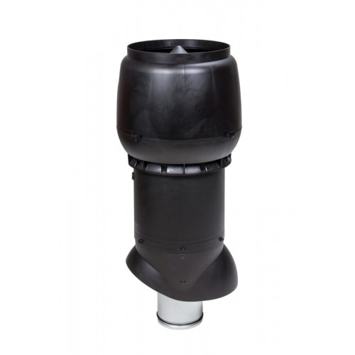 Изолированный вентиляционный выход Vilpe XL 160/ИЗ/700 + колпак, RR 33 – черный