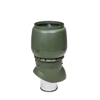 Изолированный вентиляционный выход Vilpe XL 200/ИЗ/500 + колпак, RR 11 – темно-зеленый