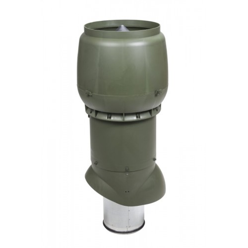 Изолированный вентиляционный выход Vilpe XL 200/ИЗ/700 + колпак, RR 11 – темно-зеленый