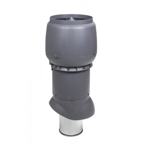 Изолированный вентиляционный выход Vilpe XL 200/ИЗ/700 + колпак, RR 23 – серый графит