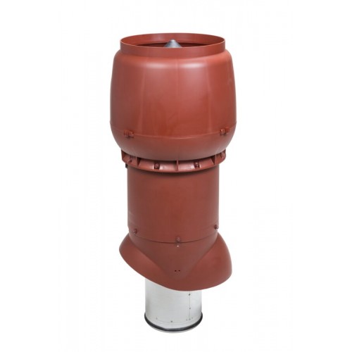 Изолированный вентиляционный выход Vilpe XL 200/ИЗ/700 + колпак, RR 29 – красный