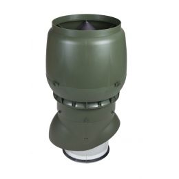 Вентиляционный выход Vilpe XL 250P/IS/500 + колпак, RR 11 – темно-зеленый