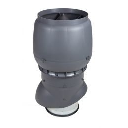 Вентиляционный выход Vilpe XL 250P/IS/500 + колпак, RR 23 – серый графит