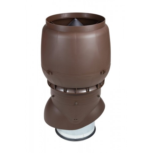 Изолированный вентиляционный выход Vilpe XL 250/ИЗ/500 + колпак, RR 32 – темно-коричневый