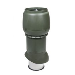 Вентиляционный выход Vilpe XL 250P/IS/700 + колпак, RR 11 – темно-зеленый