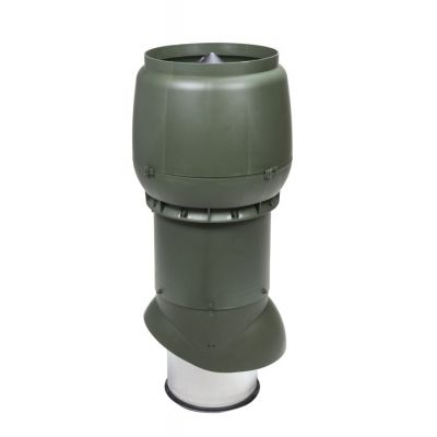 Изолированный вентиляционный выход Vilpe XL 250/ИЗ/700 + колпак, RR 11 – темно-зеленый