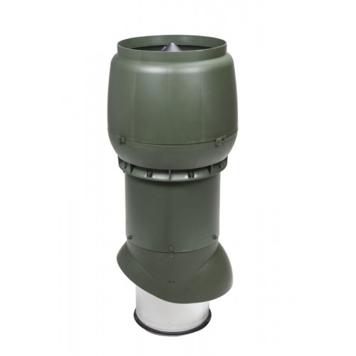 Изолированный вентиляционный выход Vilpe XL 250/ИЗ/700 + колпак, RR 11 – темно-зеленый