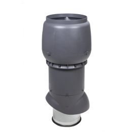 Вентиляционный выход Vilpe XL 250P/IS/700 + колпак, RR 23 – серый графит