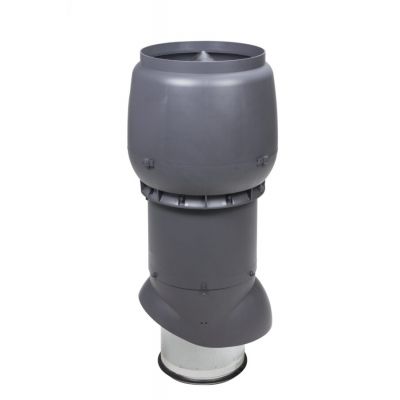 Изолированный вентиляционный выход Vilpe XL 250/ИЗ/700 + колпак, RR 23 – серый графит