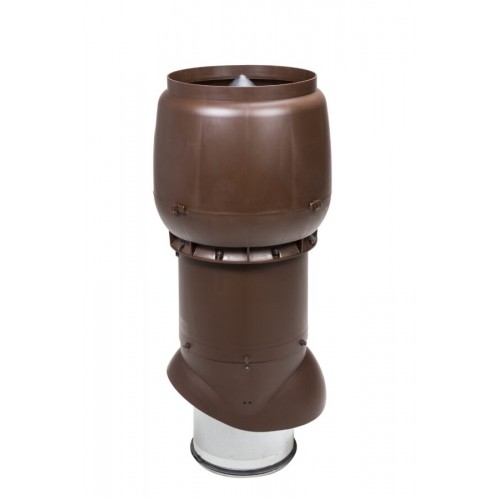 Изолированный вентиляционный выход Vilpe XL 250/ИЗ/700 + колпак, RR 32 – темно-коричневый