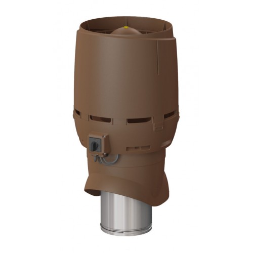 Энергоэффективный вентилятор постоянного тока Vilpe XL Eco200P/500 FLOW, RR 32 – темно-коричневый