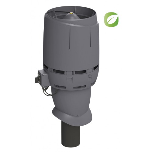 Вентилятор Vilpe ECo110P/500 FLOW для биотуалетов и удаления радона, RR 23 – серый графит