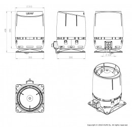 Вентилятор Vilpe ECo110S FLOW, RR 33 – черный
