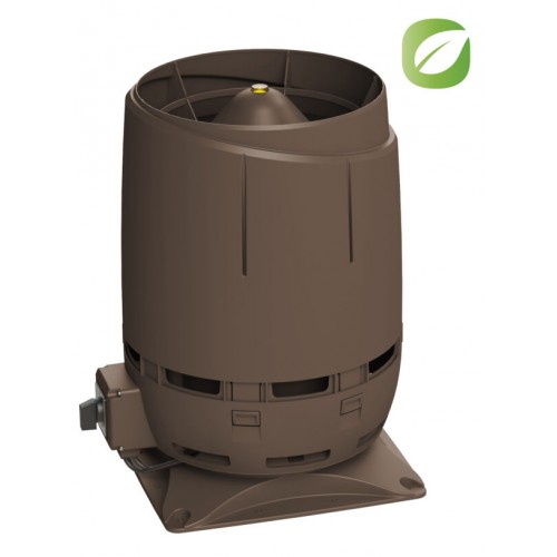 Вентилятор Vilpe ECo110S FLOW для биотуалетов и удаления радона, RR 32 – темно-коричневый