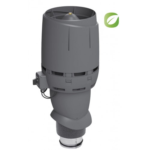 Вентилятор Vilpe ECo125Р/500 FLOW, RR 23 – серый графит