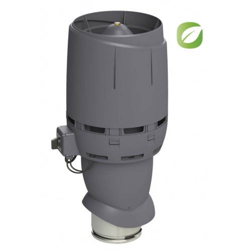 Энергоэффективный вентилятор постоянного тока Vilpe ECo160P/500 FLOW, RR 23 – серый графит