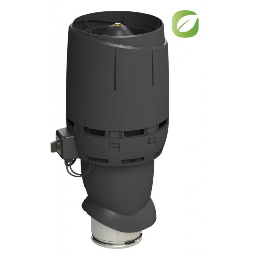 Энергоэффективный вентилятор постоянного тока Vilpe ECo160P/500 FLOW, RR 33 – черный