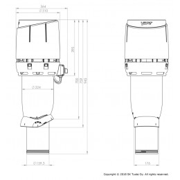 Вентилятор Vilpe ECo160Р/700 FLOW, RR 33 – черный