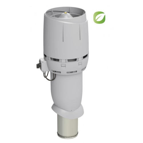 Энергоэффективный вентилятор постоянного тока Vilpe ECo160P/700 FLOW, RR 21 – светло-серый