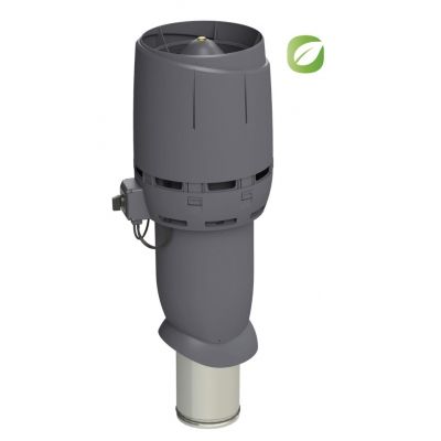 Энергоэффективный вентилятор постоянного тока Vilpe ECo160P/700 FLOW, RR 23 – серый графит