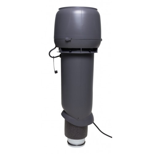 Вентилятор Vilpe E190P/Ø125/700 с шумопоглотителем, RR 23 – серый графит
