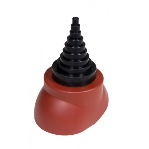 Антенный ворот VILPE для антенн и труб Ø 12-90 мм, RR 29 – красный