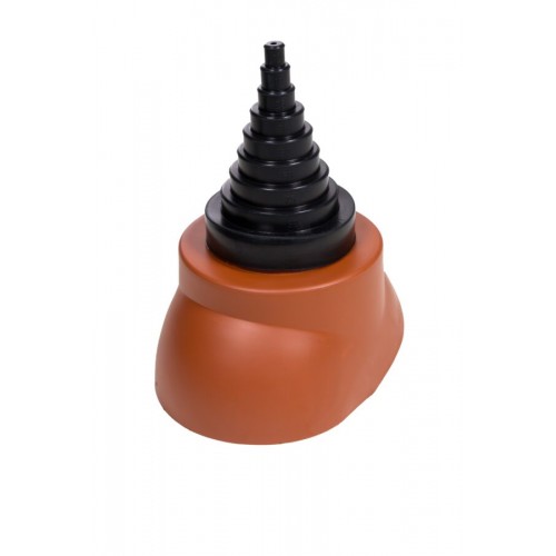 Антенный ворот VILPE для антенн и труб Ø 12-90 мм, RR 750 – терракот