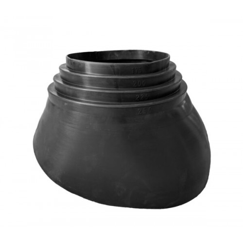 Резиновый ворот VILPE XL, черный