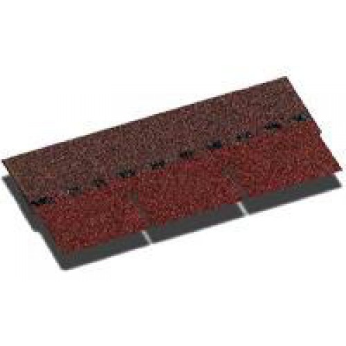 Гибкая черепица CertainTeed CT 20 - экономичная модель трехлепестковой черепицы.