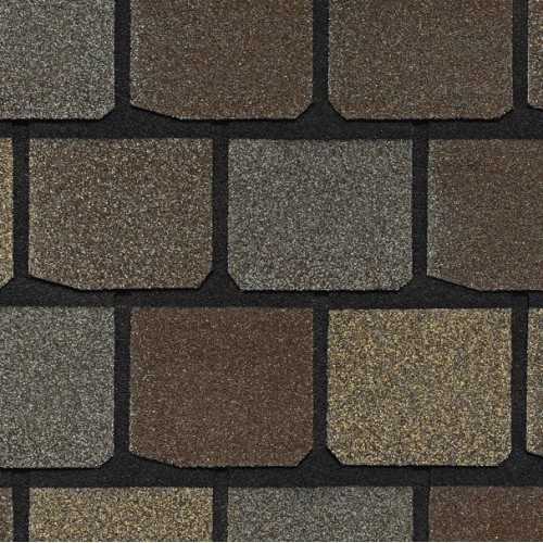 Гибкая черепица CertainTeed Highland Slate Tudor Brown - имитирует кровельное покрытие из натурального сланца