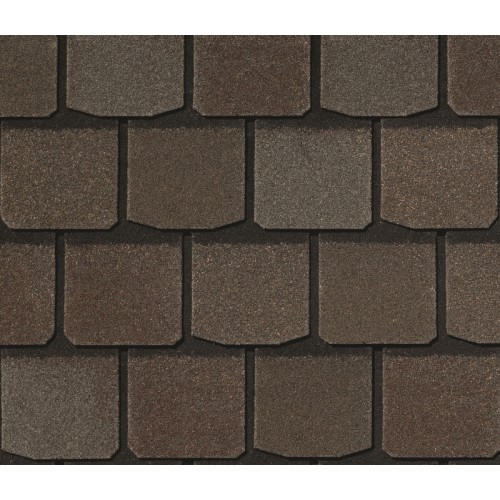 Гибкая черепица CertainTeed Highland Slate Max Def Weathered Wood - имитирует кровельное покрытие из натурального сланца