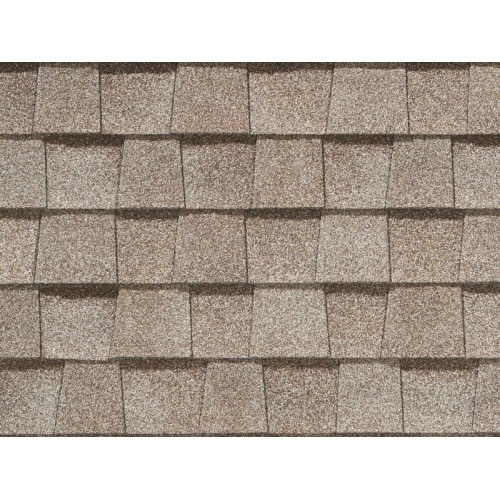 Гибкая черепица CertainTeed Landmark Mojave Tan - двухслойная ламинированная черепица, имитирующая деревянную дранку