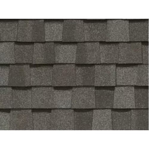 Гибкая черепица CertainTeed Landmark Pewter - двухслойная ламинированная черепица, имитирующая деревянную дранку.