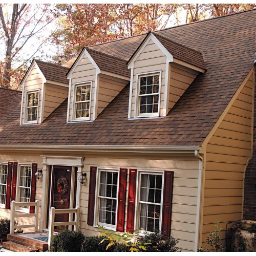 Гибкая черепица CertainTeed Landmark Burnt Sienna - двухслойная ламинированная черепица, имитирующая деревянную дранку