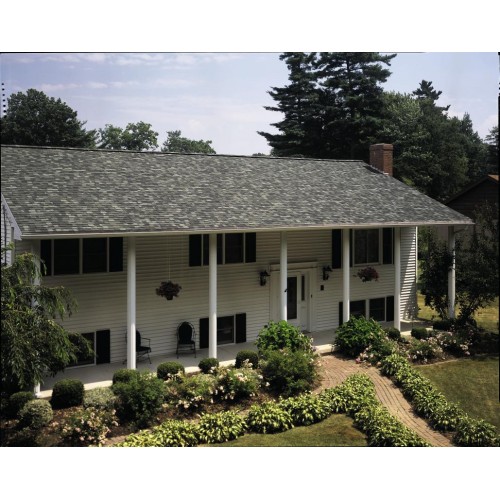 Гибкая черепица CertainTeed Landmark Georgetown Gray - двухслойная ламинированная черепица, имитирующая деревянную дранку