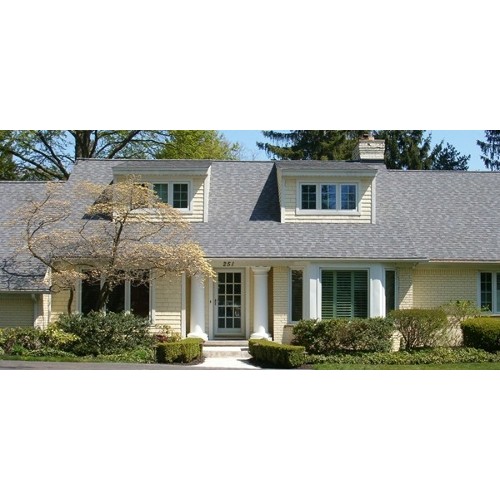 Гибкая черепица CertainTeed Landmark Pewter - двухслойная ламинированная черепица, имитирующая деревянную дранку.